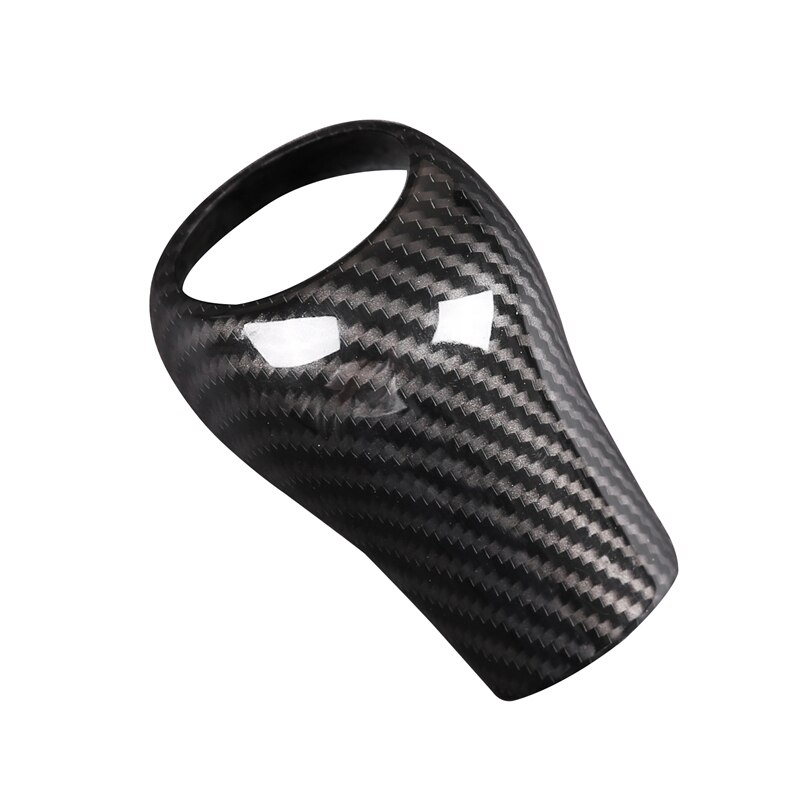 2 uds de fibra de carbono tapa de pomo de cambio de marchas Trim para Mercedes Benz C E G GLS clase W204 W212