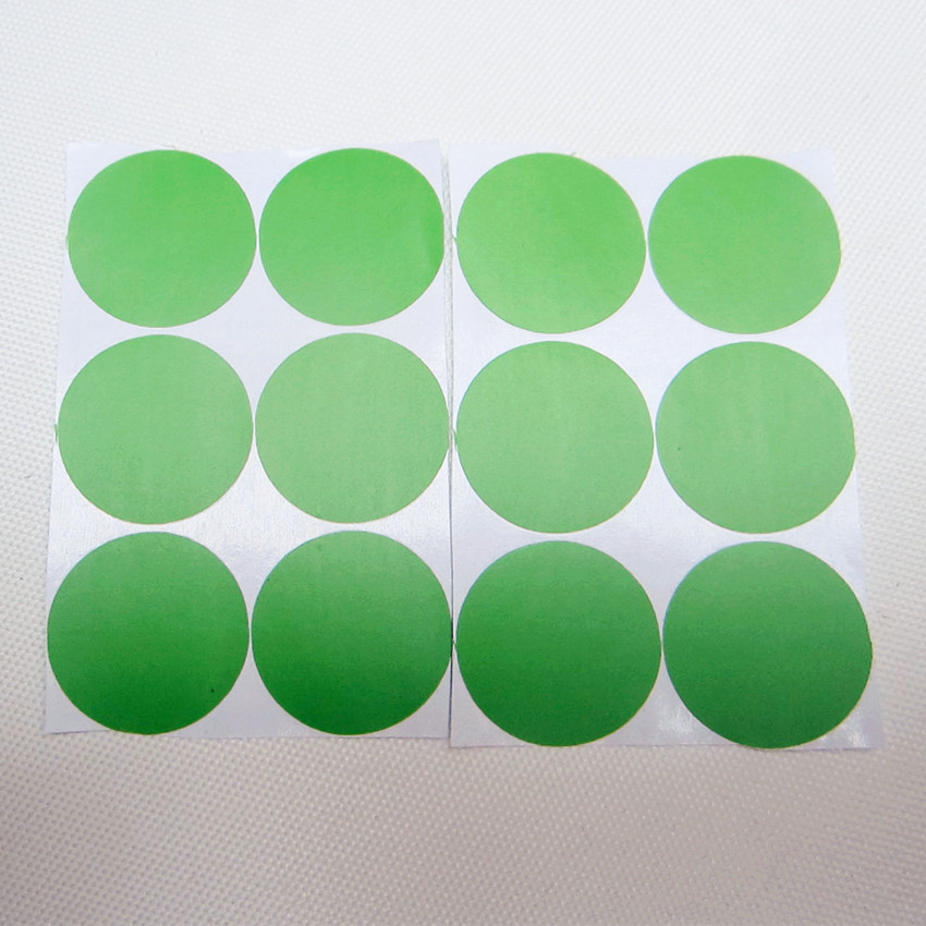 6mm tiny rund kreis tupfen aufkleber, 120 stücke kleine dichtung vinyl: lime
