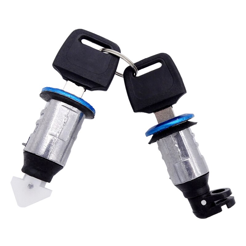 1 Set Motorfiets Contactslot &amp; Sleutels Metalen Voor 50CC 125CC 150CC GY6 Scooter 4 Pin Plug Chinese Scooter Onderdelen