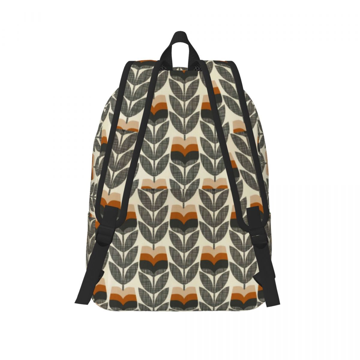 Benutzerdefinierter Orla Kiely Laptop-Rucksack mit mehreren Stemmen für Damen und Herren, lässige Büchertasche für Studenten, florale abstrakte Taschen