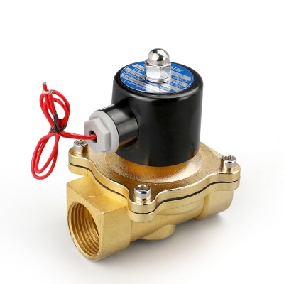 Electric Solenoid Valve 1/4" 3/8" 1/2" 3/4" 1" DN8/10/15/20/25/50 Normally Closed Pneumatic for Water Oil Air 12V 24V 220V Water