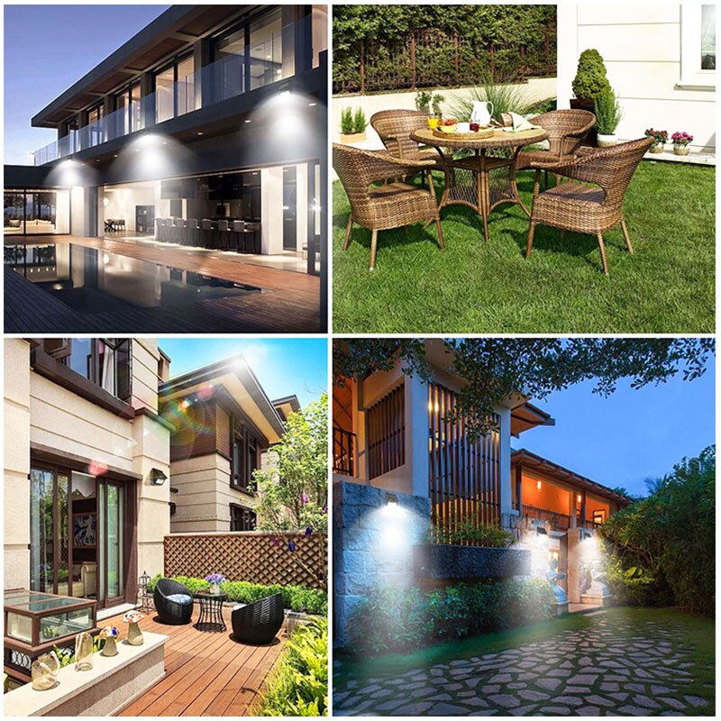 Rechargeable Solar Light 25 30 LED Waterproof PIR Motion Sensor Security Wall Light Outdoor Emergency Solar Lamp