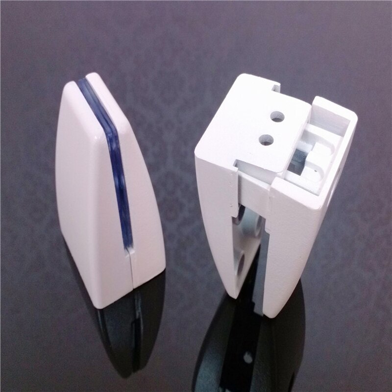 Aluminum Alloy Vertical Screen Clip Glass Clamps Bracket White Office Desk Desktop Station Baffle Clip Folder Glass Holder Clamp