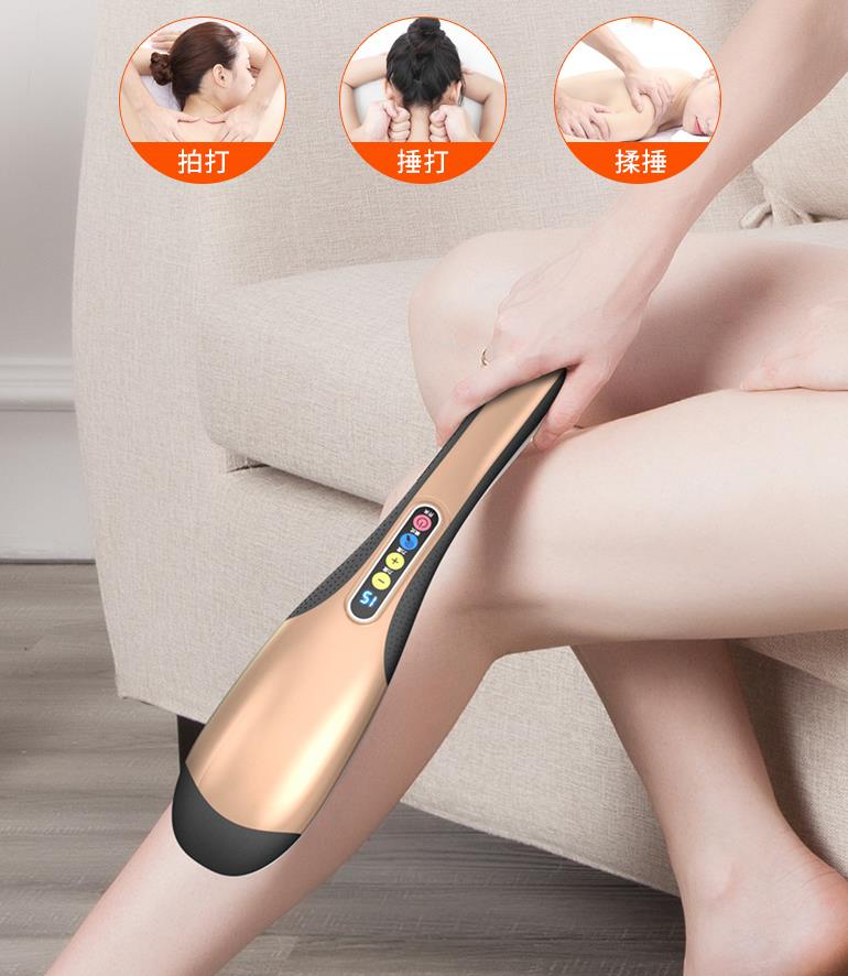 Massage stick Elektrische halswirbel massager multi-funktion elektrische massage hammer für hals und bein