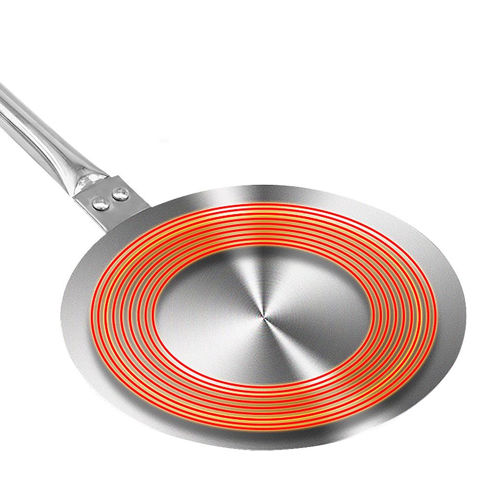 Round Heat Diffuser Plate Home Kitchen Stainless Steel Heat Conductive Diffuser Disc Kitchen Tool