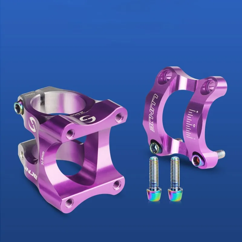 Tige de vélo de route et vtt CNC, pont de vélo de montagne, puissance courte 31.8mm, élévateur d'escalade haute résistance