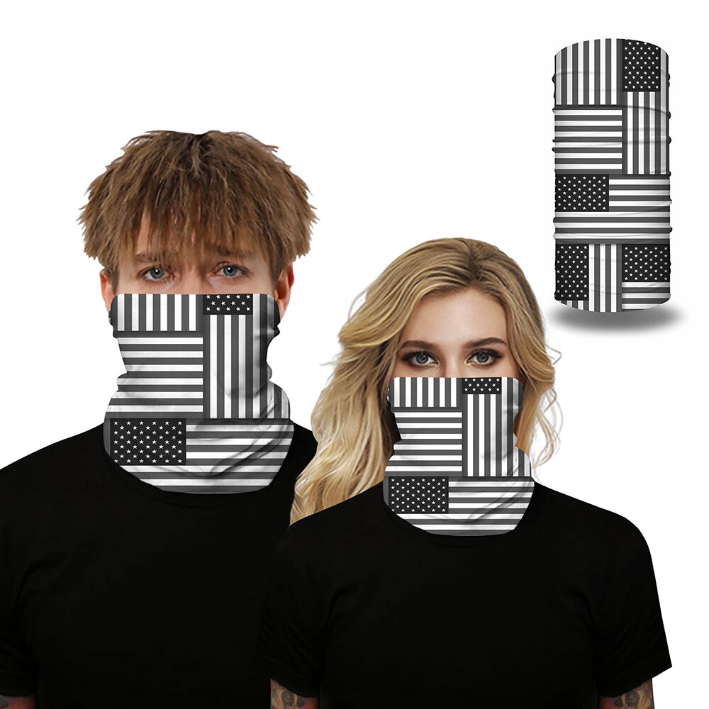 25*50cm bandana unisex sjaal outdoor bedrukt gaiter rijden dubbelzijdig