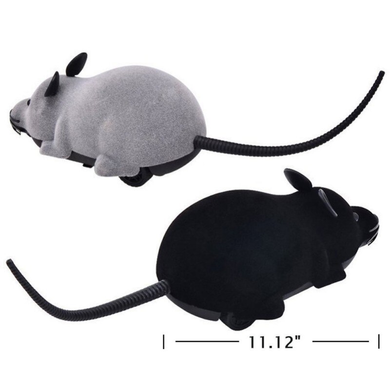 Fun RC souris jouet animaux chat jouet souris pour enfants jouets chat jouet sans fil télécommande souris électronique