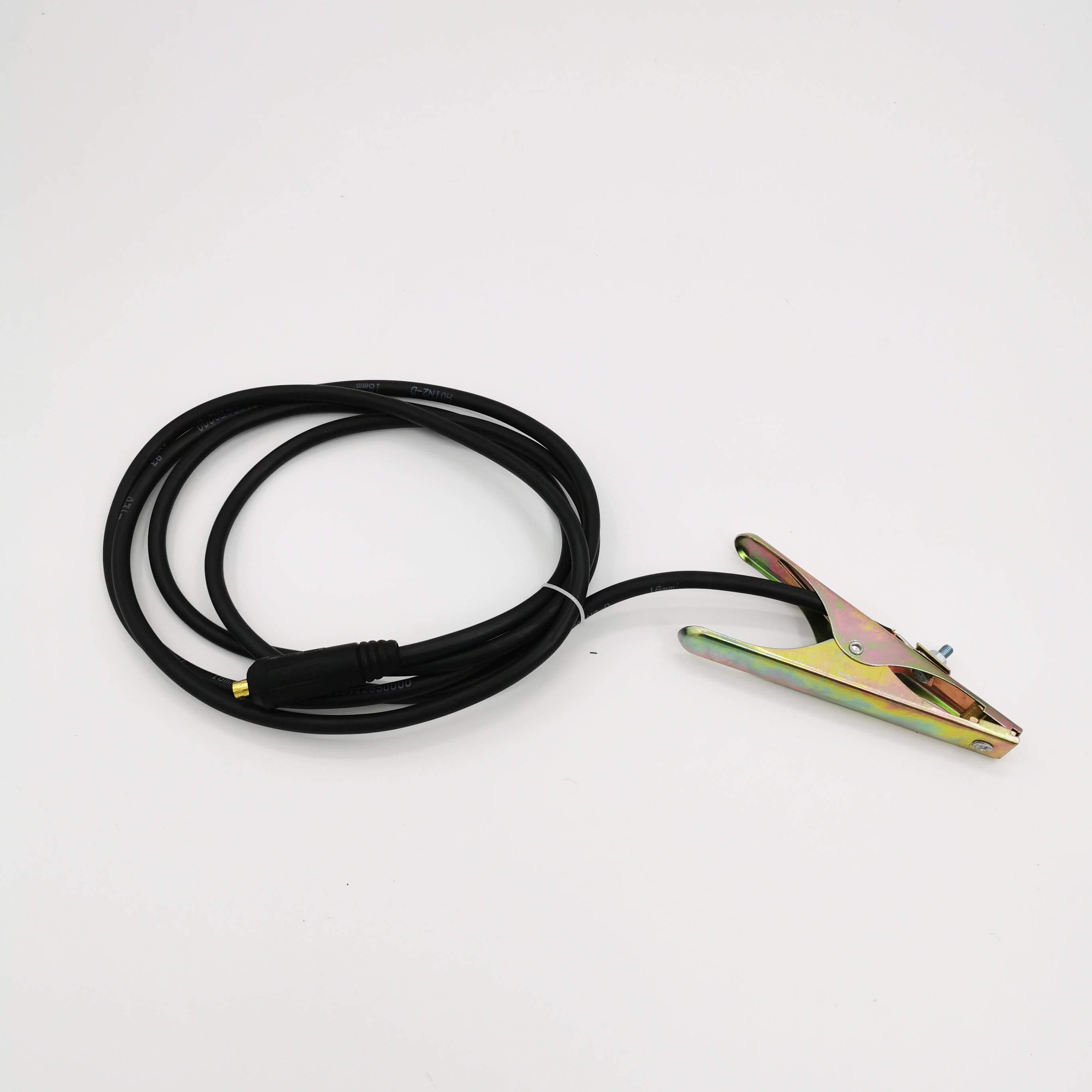 Welding Machine 300A Earth Clamp with 16mm2 3M Cable and Cable Connector Male Plug DKJ10-25