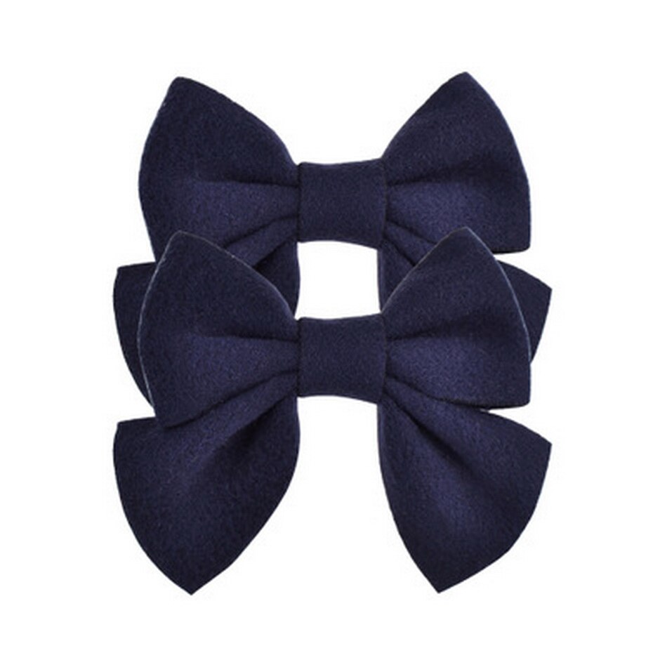 2 stuks/set schattige strik haarspeldjes voor kinderen effen haarstrikken haarspeldjes babymeisjes vlinder haarspeld peuter haarspeldje roze accessoire