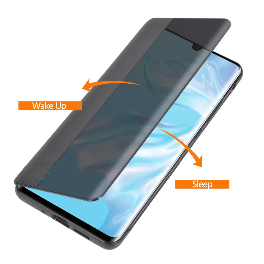 Funda de teléfono de cuero con tapa para Huawei P30 Pro Lite P 30Pro 30lite P 30 Pro Lite P30lite P30pro Smart Sleep View Cover