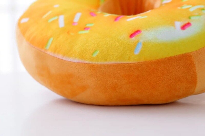 40 centimetri Divertente Ciambella Al Cioccolato Divano Cuscino del Sedile Di Natale Ciambelle Cuscino di Natale Kid Present Giocattolo di Riempimento del Cotone DEI PP Cura Della Mano Auto stuoie
