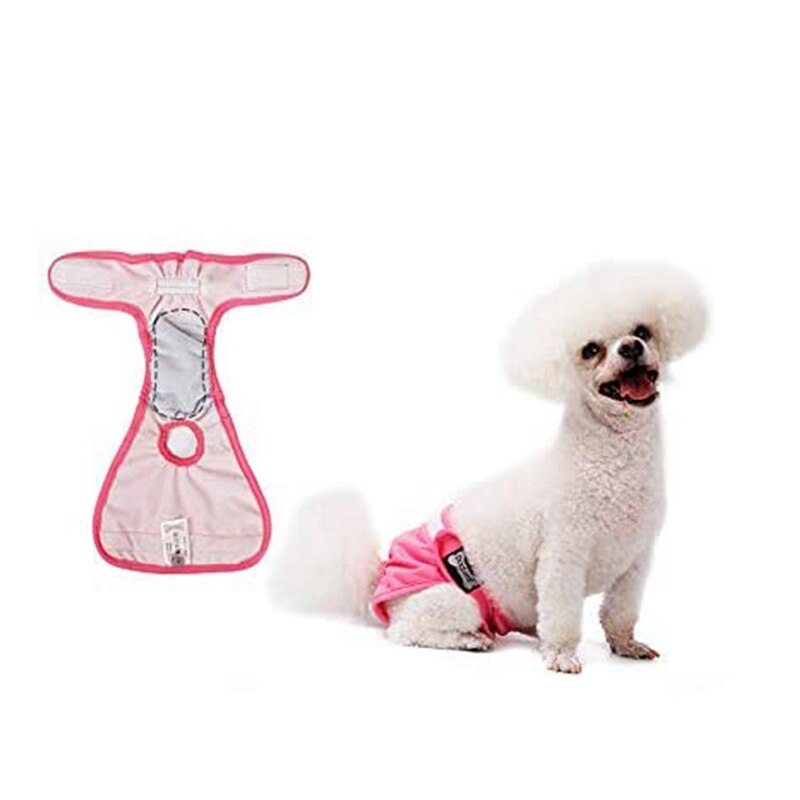 Doglemi Roze Wasbare Vrouwelijke Hond Luiers Herbruikbare Puppy Lekvrij Fysiologische Luiers Broek Voor Vrouwelijke Honden