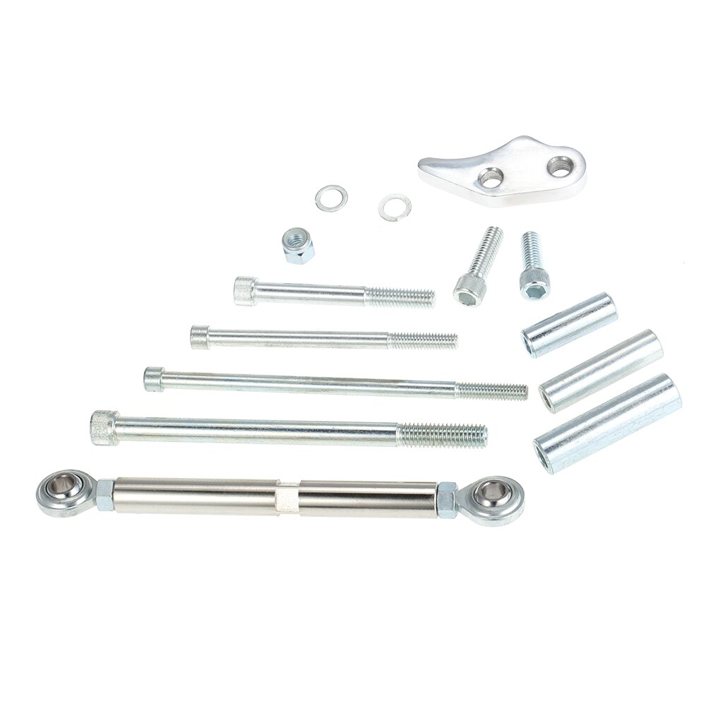 Billet Polished Aluminum Alternator Bracket Kit Small Block for Ford SB 289 302 347