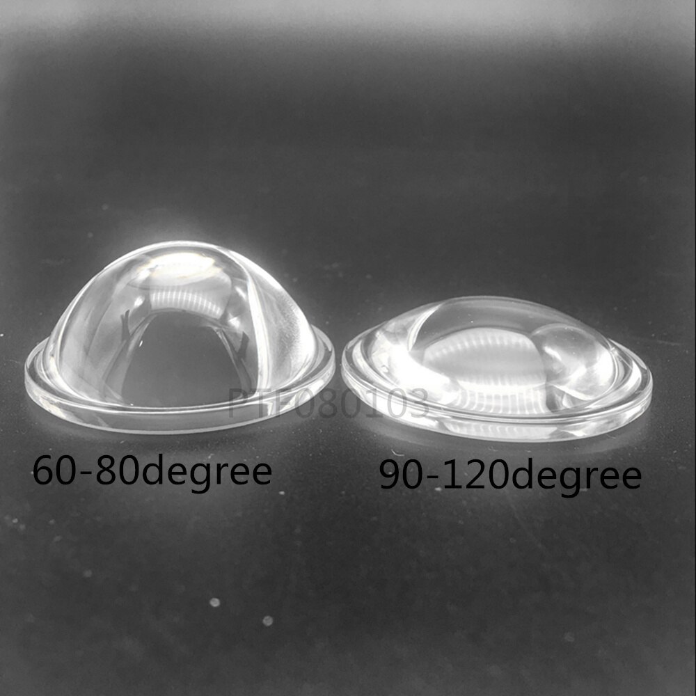 5pcs 44mm LED Lens Light Reflector Collimator Wide Angle for 10w 20W 30W 50W 100W 60-80 90-120Degree for DIY LED Light Height