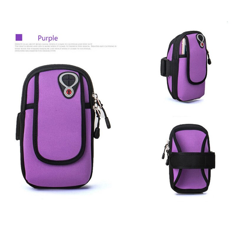 Armband armband 5.5 6.0 '' arm telefonhållare till hands för iphone 6 6s plus sportarm väska correr bolsas telefonfodral