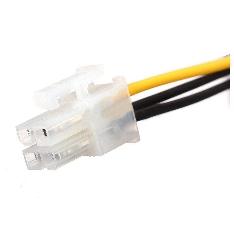 ATX 4-Pin Männlich zu Weiblich Netzteil Verlängerung Kabel Stecker Adapter 8in