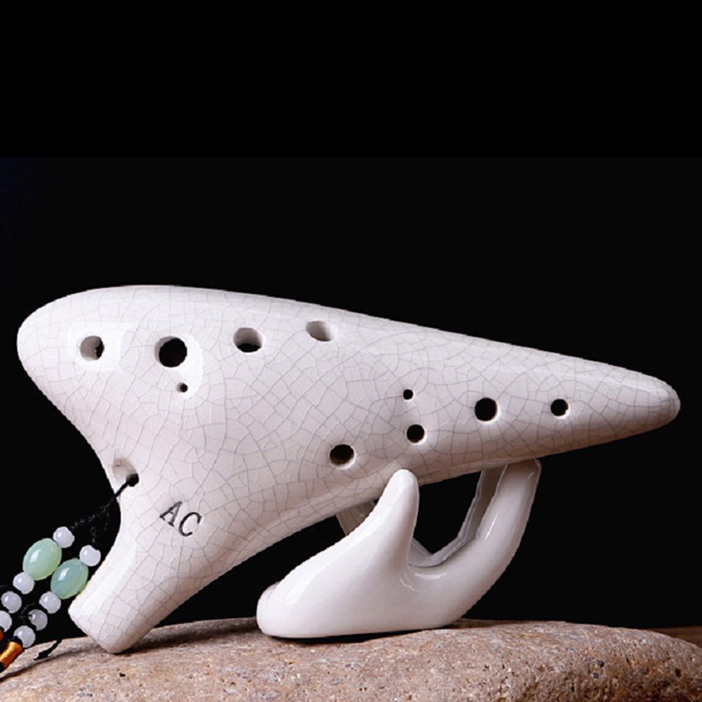 Twaalf gaten ocarina etnische muziekinstrumenten schilderachtige gebied verkoop beroep voor het maken van beginners lesgeven zuiver helder geluid: 1