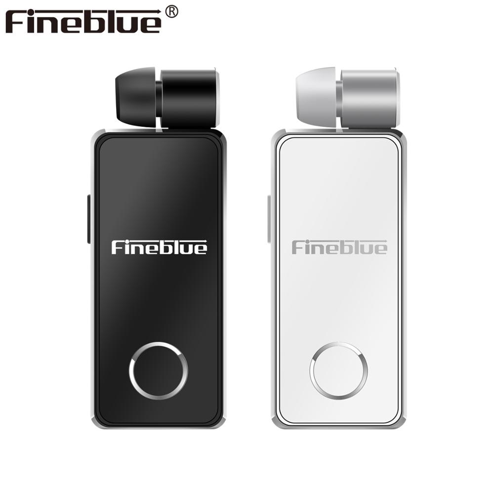 FineBlue F2Pro bluetooth 5.0 aluminum alloy call vibration Wireless Headset In-Ear High Tensile Collar Clip Portable Vibrating