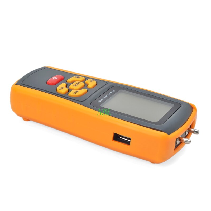 ! Multifunction Digital Pressure Manometer USB Interface (Can connect with PC)And Low Battery Indicator Function