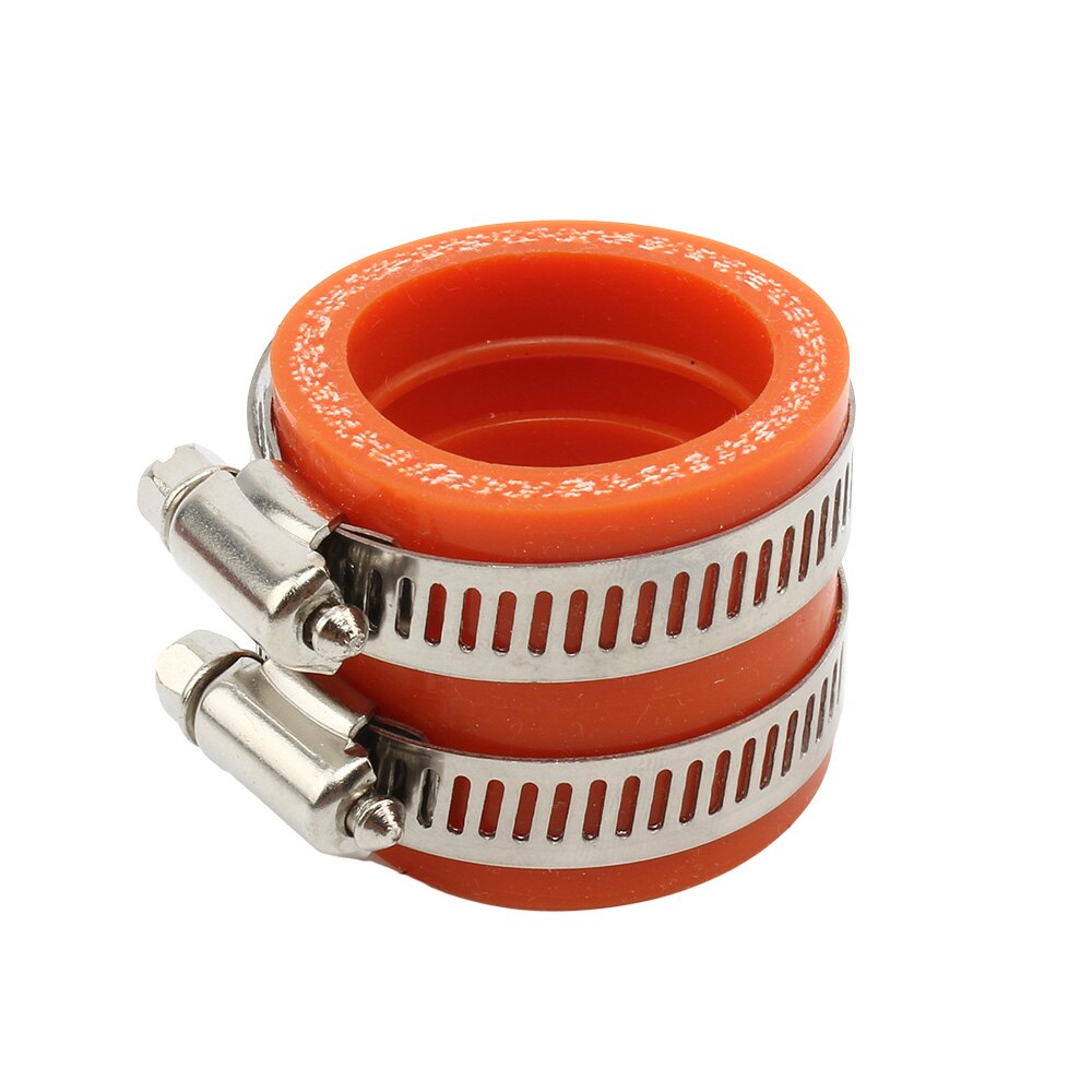 35mm Motorcycle Carburetor Rubber Adapter Inlet Intake Pipe For KEIHIN MIKUNI OKO KOSO PWK Carburetor Accessory: Orange