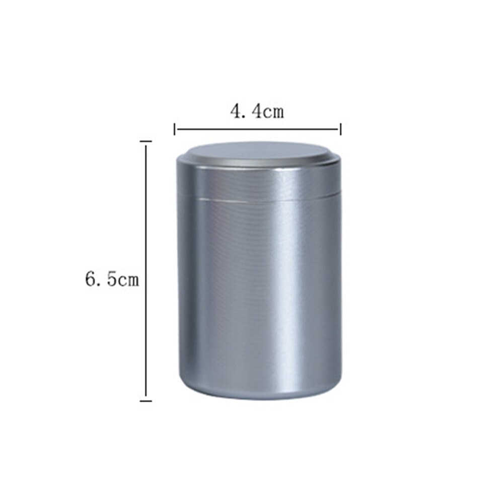 Portable Mini Tea Can Aluminum Herb Stash Jar Seal Smell Proof Container Spice Organizer Storage Pot P7Ding