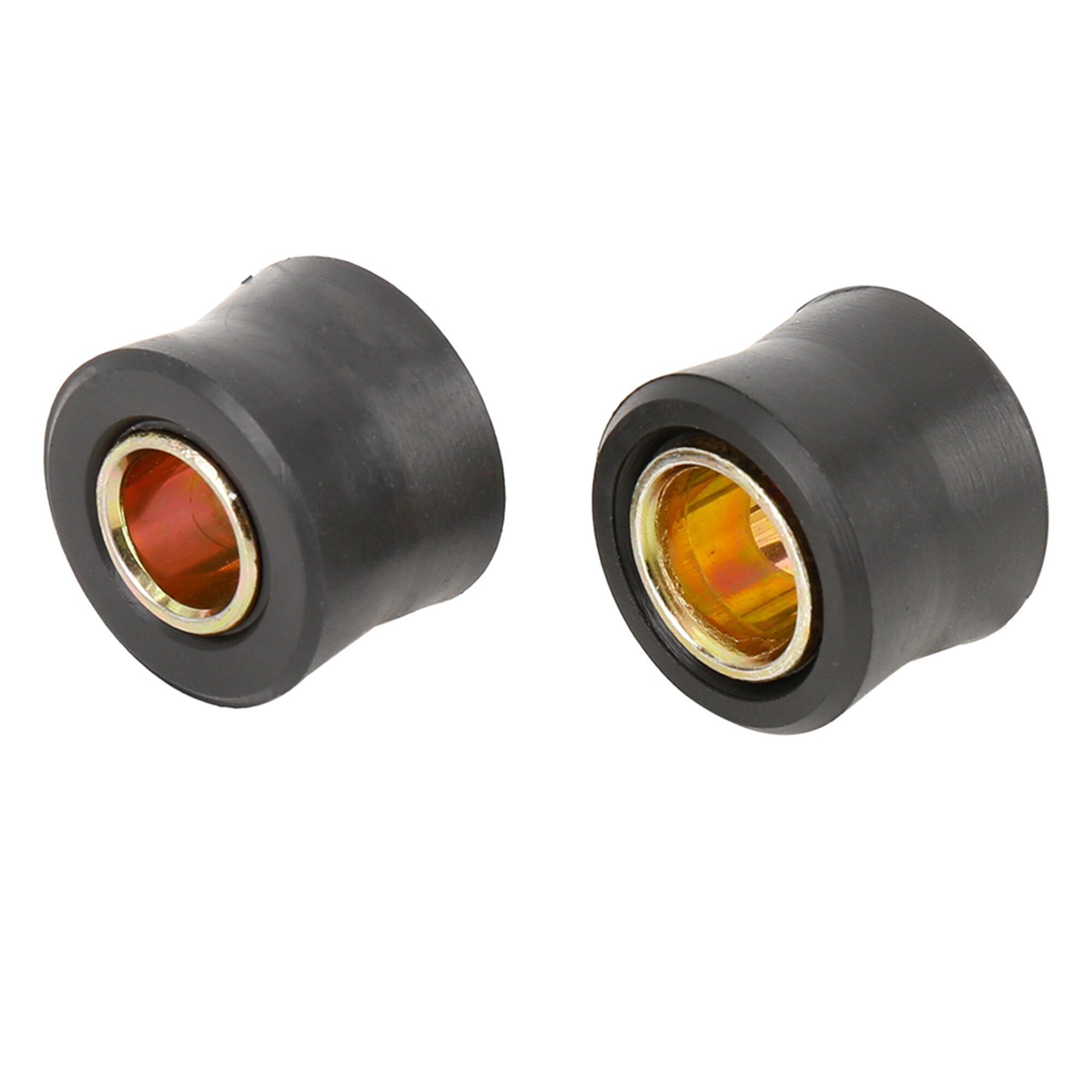 Motoforti 10mm 12mm 13mm motocicleta Scooter amortiguador trasero buje anillo de goma casquillo amortiguador de rueda 2/4/5/6/10 Uds