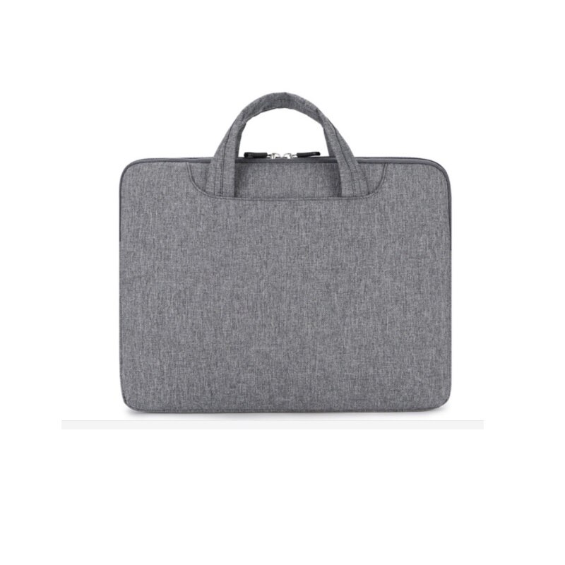 Bolsa bosturen maleta 13 polegadas, bolsa para computador notebook maleta de negócios documentos: Cinza