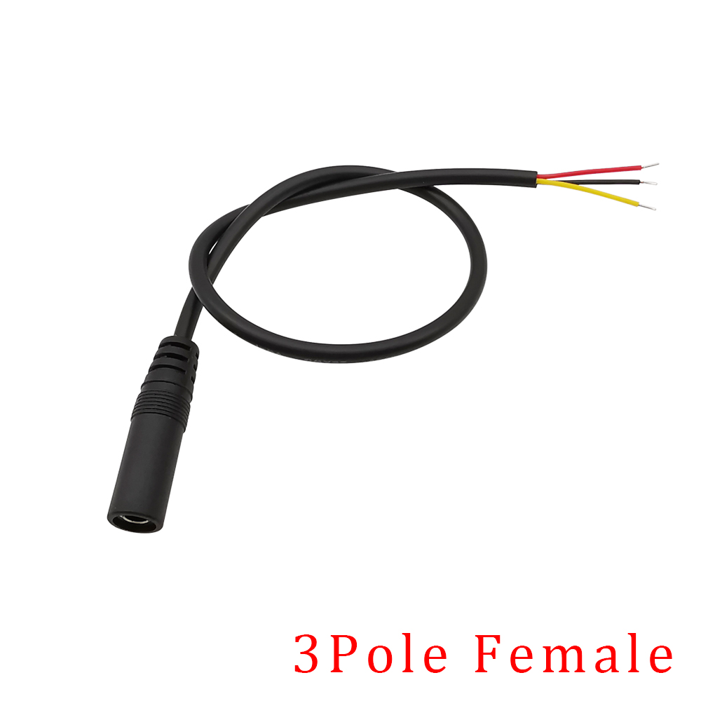 Conector macho hembra de 3,5mm, conector de Audio Mono/estéreo, Cable de extensión de auriculares de Audio de 3,5mm y 2/3/4 polos, Cable de reparación DIY de 30CM: Marfíl / 10-19 Unids