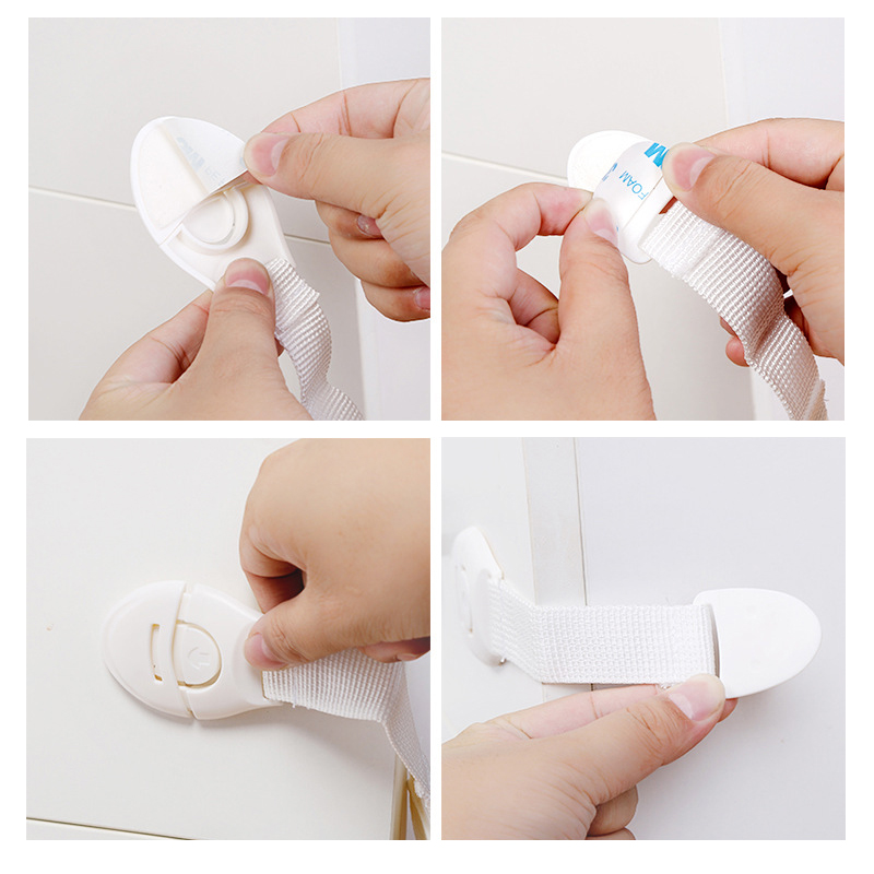 Child Lock Protection Of Children Locking Doors For Children's Safety Kids Safety Plastic Lock For Child Baby Drawer Lock SF002