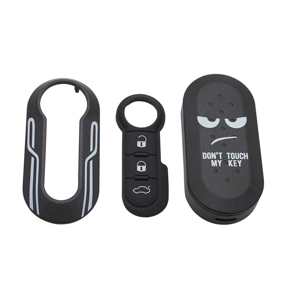Autosleutel Shell Cover 5 stks Rubber Vervanging Afstandsbediening Autosleutel Shell Rubber 3 Pad [zonder Letter