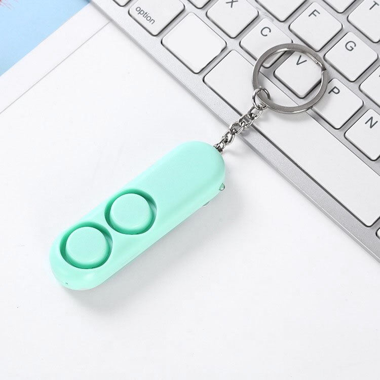 120DB Device Dual Speakers Loud Alarm Alert Attack Panic Safety Personal Security Keychain Bag Pendant