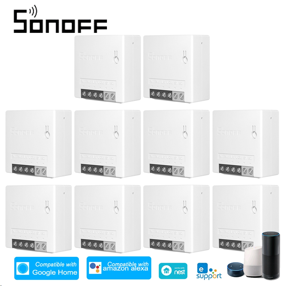 Sonoff Mini R2 Diy Wifi Schakelaar Twee Manier Smart Switch Kleine Body Timer Lichtschakelaar Afstandsbediening Module MINIR2 Voor alexa Google
