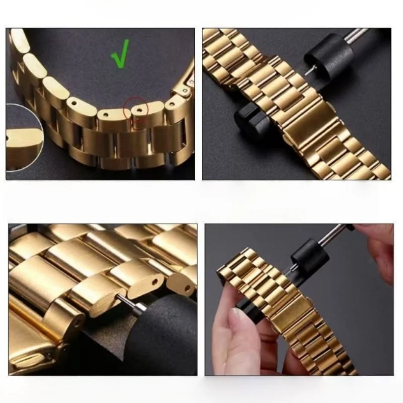 Horlogereparatieset Horloge Link Band Slit Strap Armband Chain Pin Remover Adjuster Tool Kit voor professionele horlogemakersgereedschappen