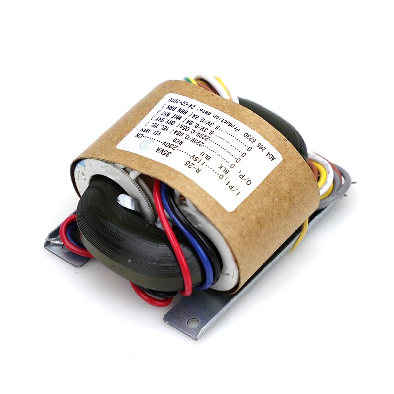 SUQIYA-R-26 Ofc 35VA Dual 220V0.05A Dual 6.3V0.8A 35W R-Type Transformator Ondersteunt 115V En 230V Input