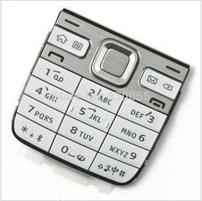 5 sztuk czarny/srebrny/biały/złoty Y nowa obudowa domu Mian funkcja klawiatury Kyeboards przyciski pokrywy skrzynka dla Nokia E52