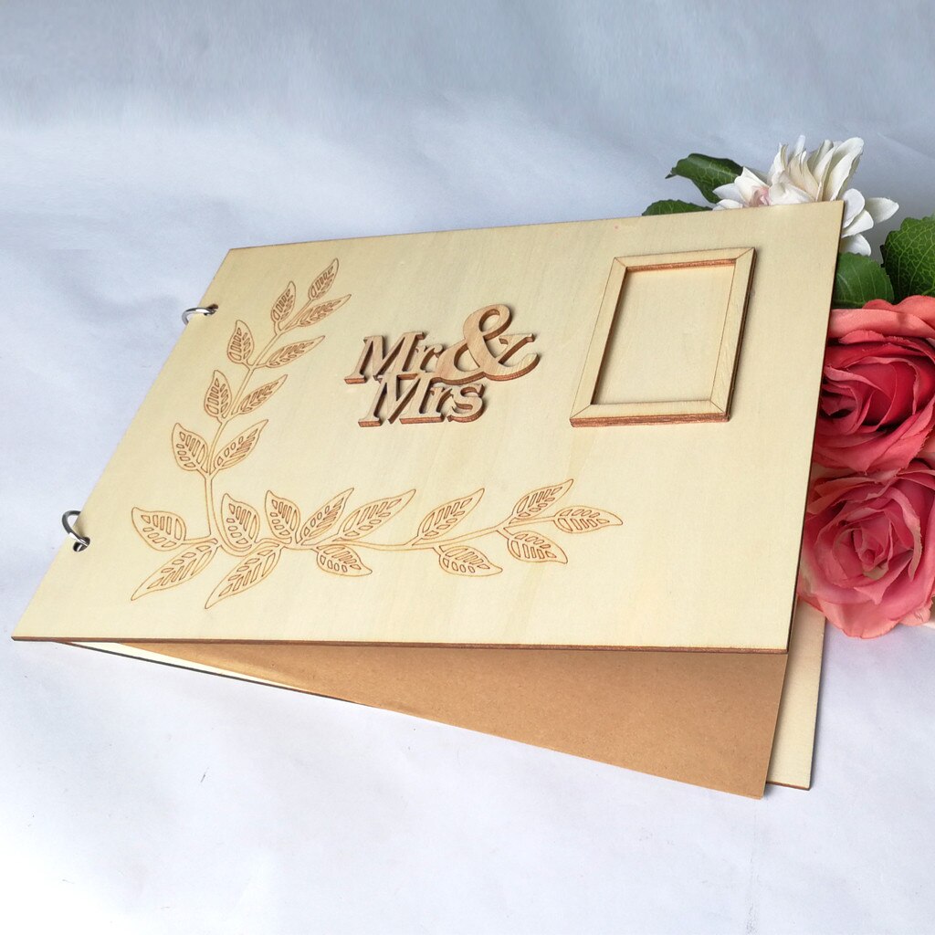 1Pcs Guest Book Memorable Simple Message Board Sign Book for Wedding Party wedding for guests wedding decorations