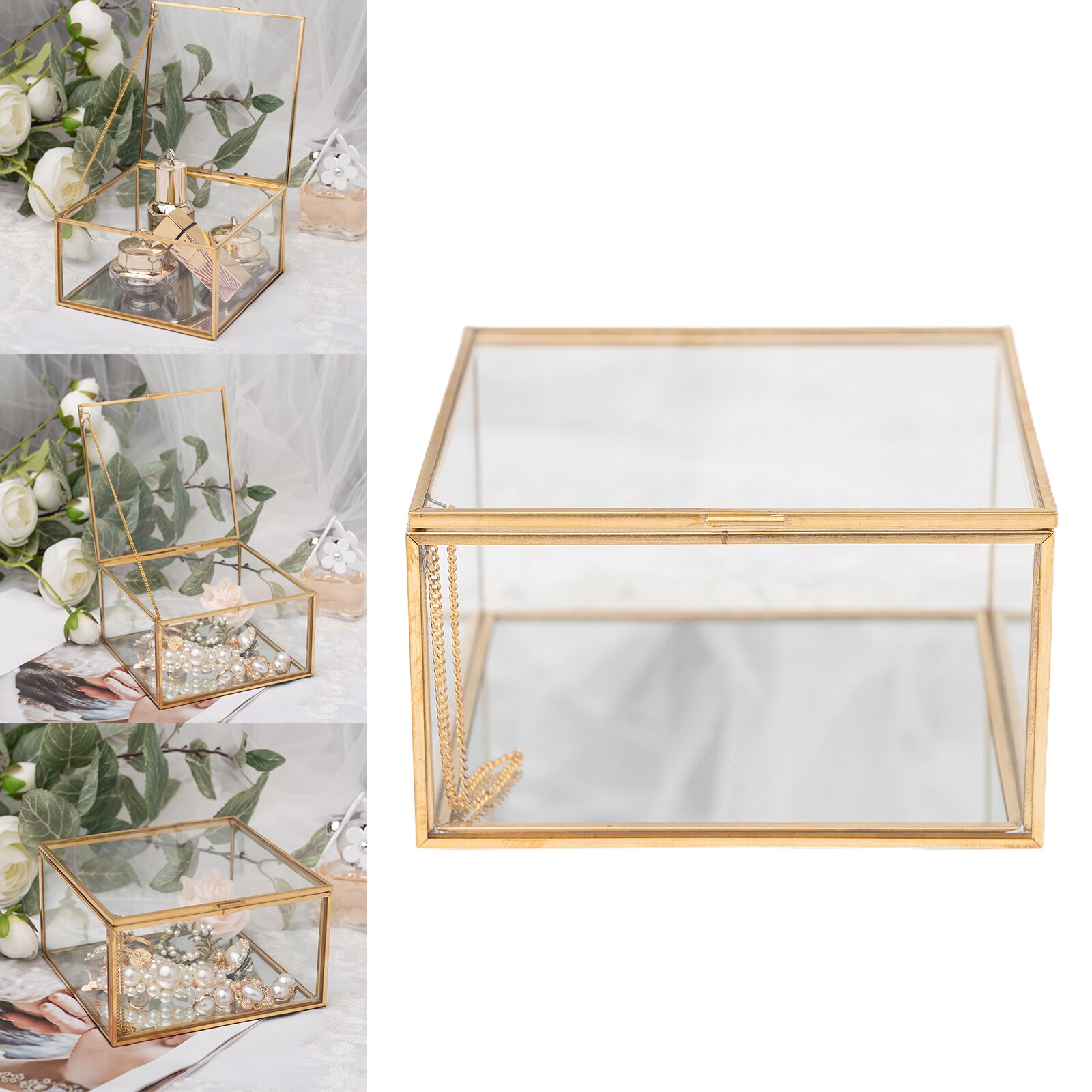 Jewellery Box Transparent Glass Room Glass Box Box Wedding Jewelry