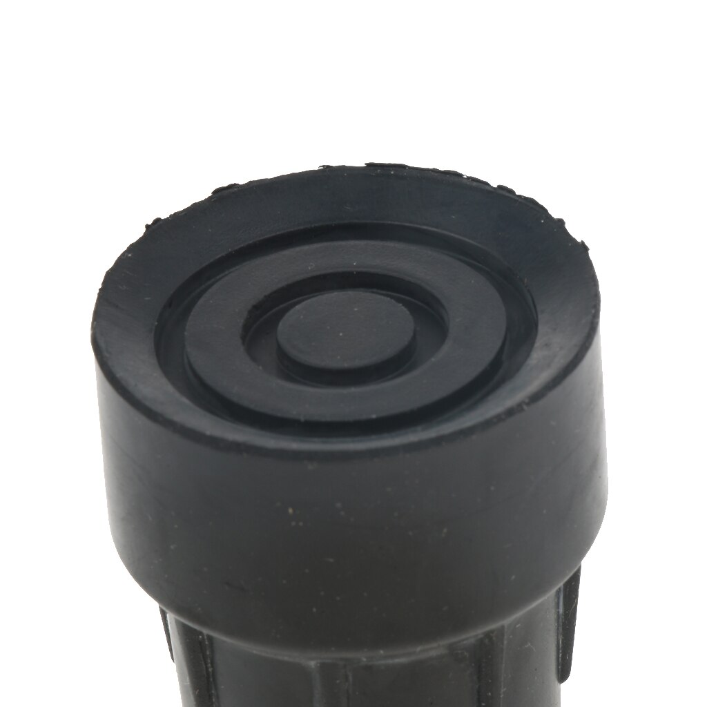 4Pcs Outdoor Sports Anti-Slip Rubber Hiking Trekking Pole Cane Replacement Caps Tips End for 25mm Walking Stick