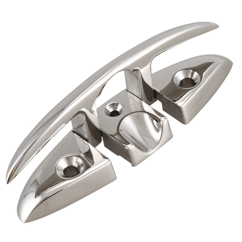 Rvs 316 Marine Grade Boot Flip Up Folding Pull Up Cleat Dock Dek Mariene Hardware Lijn Touw Mooring Cleat accessorie