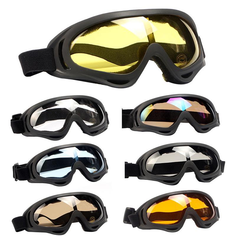 Unisex verstelbare outdoor fietsbril off-road bril winddichte skibril stofdichte zonnebril motorbril
