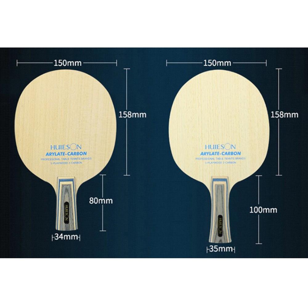 Arylate Carbon Table Tennis Paddle 6.4mm Fast Attack Loop Ping Pong Bat Racket Shakehand Penhold Optional