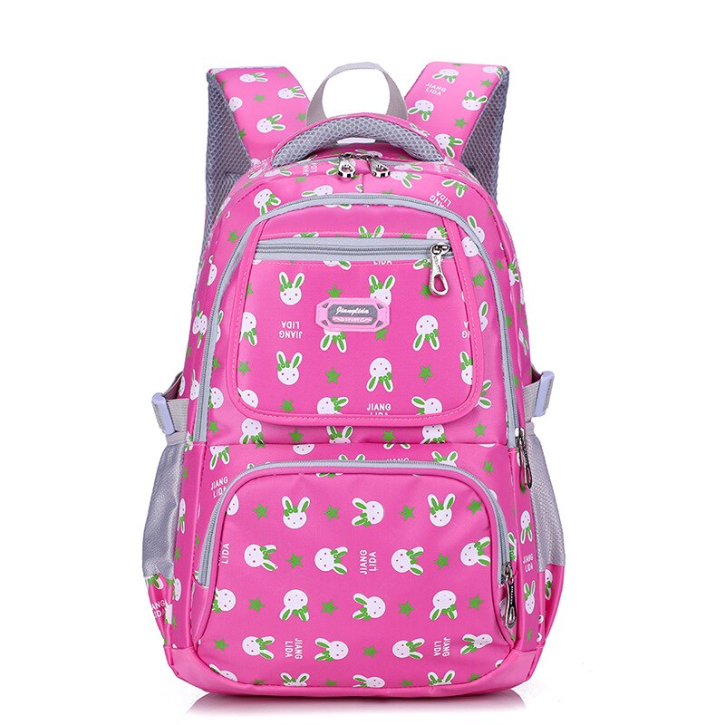 Schooltas dames meisjes sthdent canvas preppy stijl schoudertas boekentas pure kleur bloemen tas schoolreis rugzak