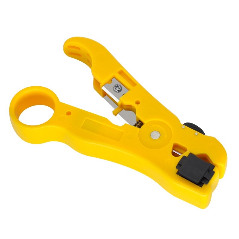 FTTF Tools UTP STP round and flat network cable RG59 RG6 RG11 coaxial cable stripping rotary wire stripper,wire stripper cutter