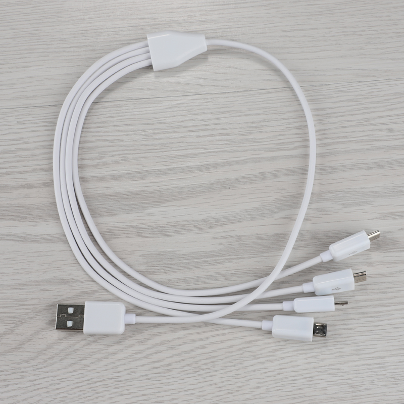 4 in 1 micro usb charger cable 50cm