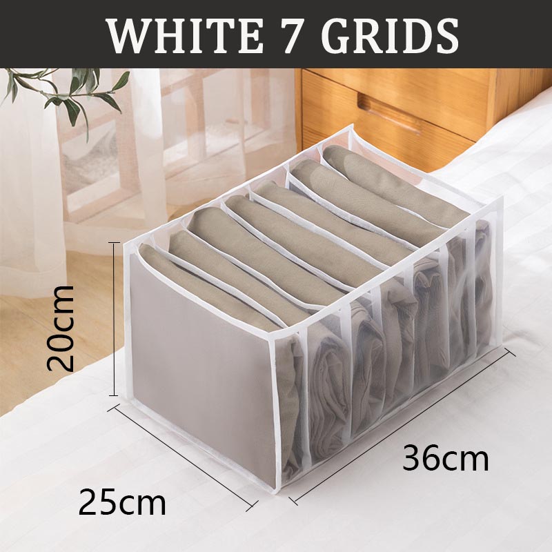 Unterwäsche Bh Veranstalter Lagerung Kasten Höschen Socken Lagerung Boxen Kleiderschrank Kleidung Organizer Schubladen Separator Boxen: Dunkelgrau