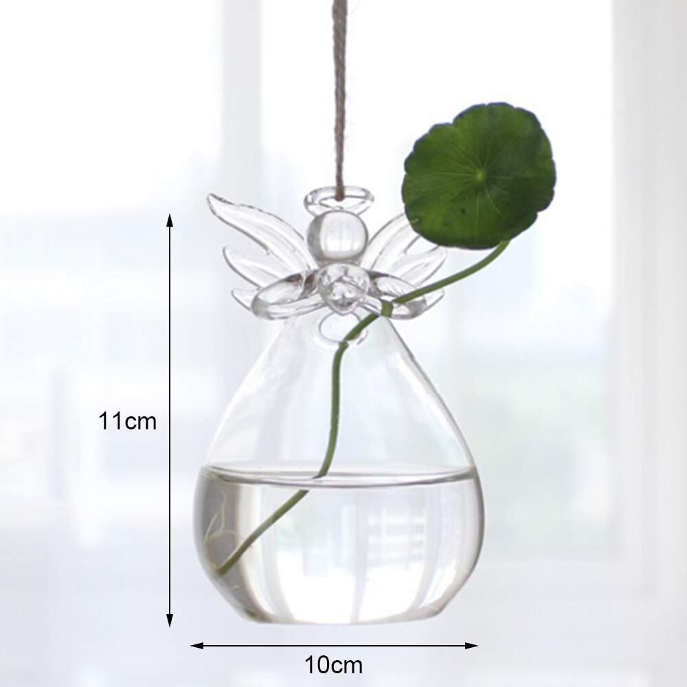 Creatieve Opknoping Hydrocultuur Glazen Vaas Bloem Vaas Glas Planter Transparant Terrarium Container woonkamer Bruiloft Decoratie: E