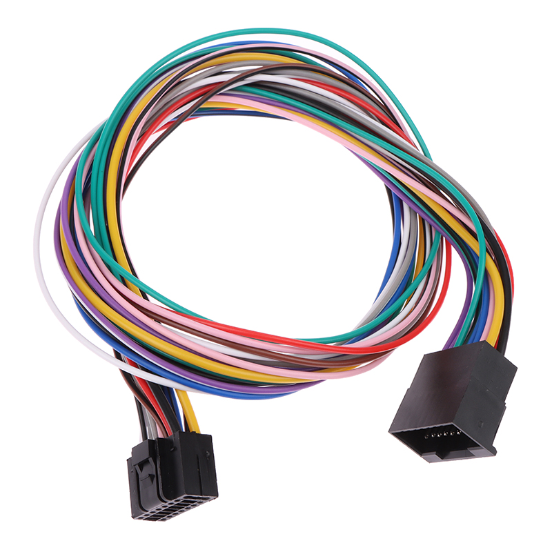 Kits universels de faisceau de câbles ISO pour autoradio, 16 broches, Extension ACC pour parler de puissance, câble adaptateur de 60cm pour lecteur Android