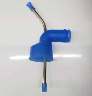 1PC piwo Snorkel słomy piwo Bong lejek Slammer podwójne Snorkel picia na piwo do baru narzędzia festiwale Party dozownik Y1F5: B-blue
