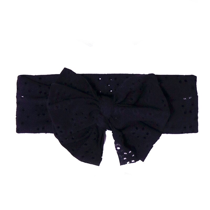 Baby Hoofdband Bows Haarband Voor Meisjes Hollow Headwrap Brede Tulband Kinderen Effen Kleur Haaraccessoires Infant Mooie Hoofdbanden: 8